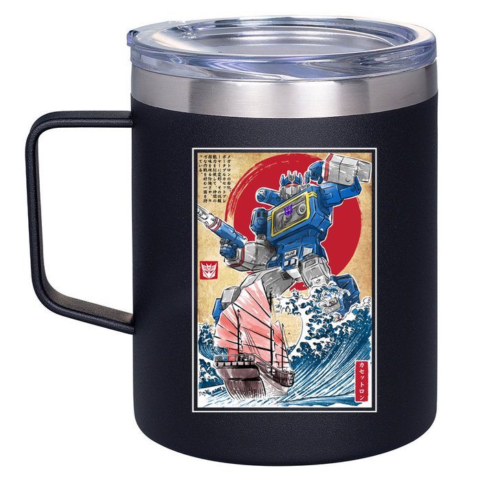 Retro Japanese Robot Soundwave Art 12oz Stainless Steel Coffee Mug