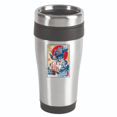 Retro Japanese Robot Soundwave Art 16oz Travel Tumbler