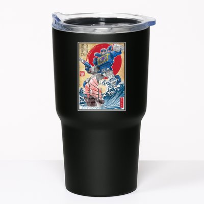 Retro Japanese Robot Soundwave Art Tumbler