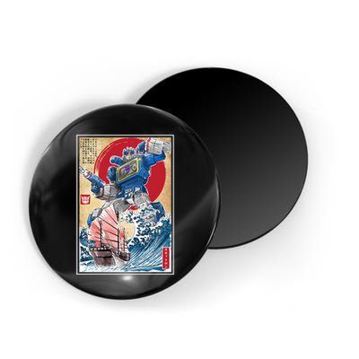 Retro Japanese Robot Soundwave Art Magnet