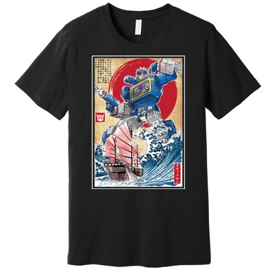 Retro Japanese Robot Soundwave Art Premium T-Shirt