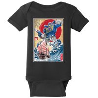 Retro Japanese Robot Soundwave Art Baby Bodysuit