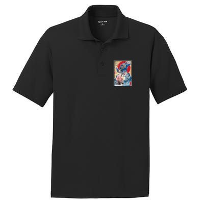 Retro Japanese Robot Soundwave Art PosiCharge RacerMesh Polo