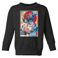 Retro Japanese Robot Soundwave Art Toddler Sweatshirt