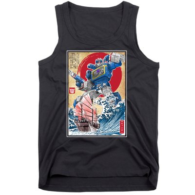 Retro Japanese Robot Soundwave Art Tank Top