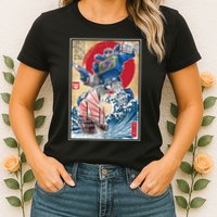 Retro Japanese Robot Soundwave Art Womens T-Shirt