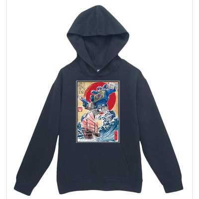 Retro Japanese Robot Soundwave Art Urban Pullover Hoodie