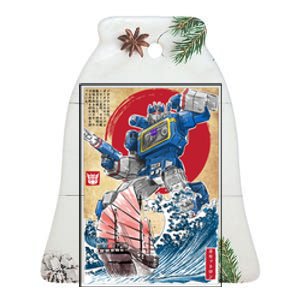 Retro Japanese Robot Soundwave Art Ceramic Bell Ornament