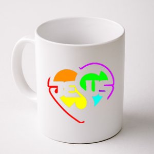 Rainbow Jesus Coffee Mug