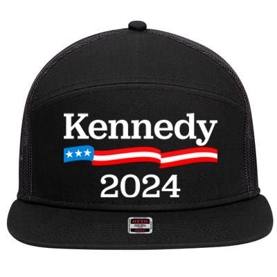 RFK Jr Robert F Kennedy Jr For President 2024 7 Panel Mesh Trucker Snapback Hat