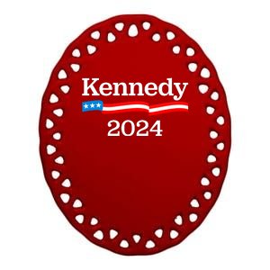 RFK Jr Robert F Kennedy Jr For President 2024 Ceramic Oval Ornament