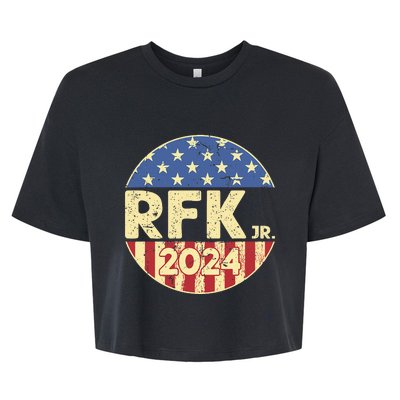 Rfk Jr. Robert F. Kennedy Jr. For President 2024 Bella+Canvas Jersey Crop Tee