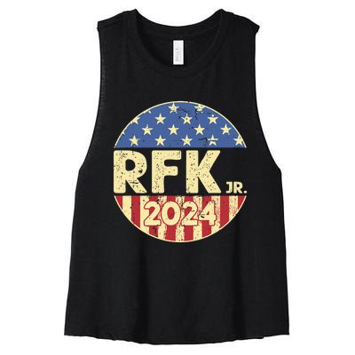 Rfk Jr. Robert F. Kennedy Jr. For President 2024 Women's Racerback Cropped Tank