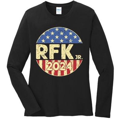 Rfk Jr. Robert F. Kennedy Jr. For President 2024 Ladies Long Sleeve Shirt