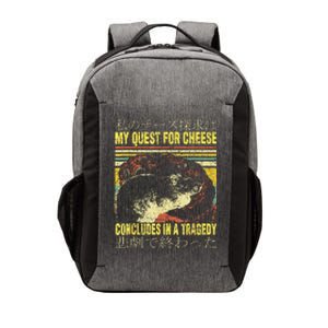 Retro Japanese Rat Vector Backpack