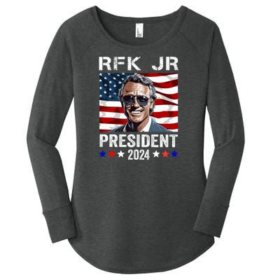 RFK Jr Robert F Kennedy For President 2024 Women's Perfect Tri Tunic Long Sleeve Shirt