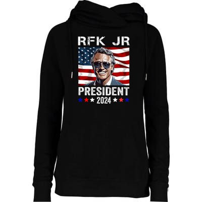 RFK Jr Robert F Kennedy For President 2024 Womens Funnel Neck Pullover Hood