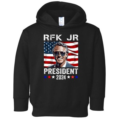 RFK Jr Robert F Kennedy For President 2024 Toddler Hoodie