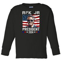 RFK Jr Robert F Kennedy For President 2024 Toddler Long Sleeve Shirt