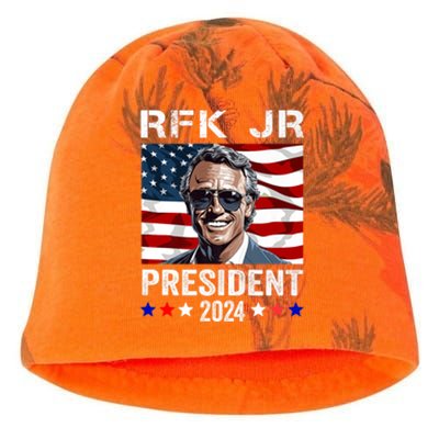 RFK Jr Robert F Kennedy For President 2024 Kati - Camo Knit Beanie