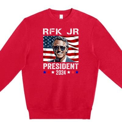 RFK Jr Robert F Kennedy For President 2024 Premium Crewneck Sweatshirt