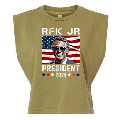 RFK Jr Robert F Kennedy For President 2024 Garment-Dyed Women's Muscle Tee