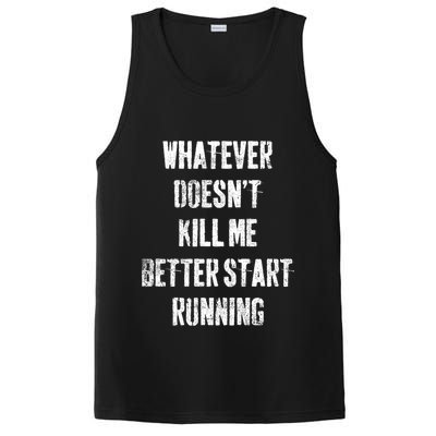 Running Jogging Runner Marathon Gift PosiCharge Competitor Tank