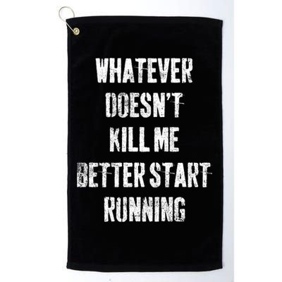 Running Jogging Runner Marathon Gift Golf Towel
