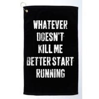 Running Jogging Runner Marathon Gift Golf Towel