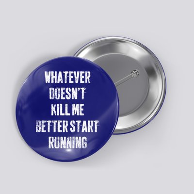 Running Jogging Runner Marathon Gift Button