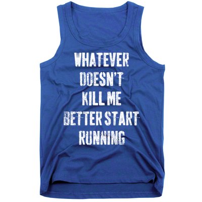 Running Jogging Runner Marathon Gift Tank Top