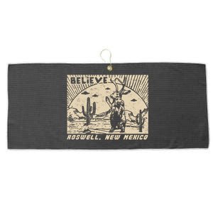 Roswell Jackalope Large Microfiber Waffle Golf Towel