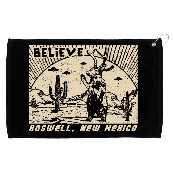 Roswell Jackalope Grommeted Golf Towel