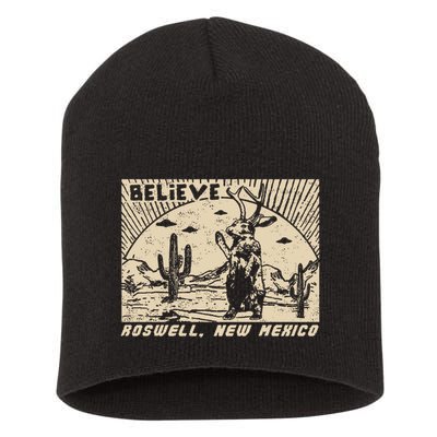 Roswell Jackalope Short Acrylic Beanie