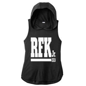 Rfk Jr. Robert F. Kennedy 2024 Ladies PosiCharge Tri-Blend Wicking Draft Hoodie Tank