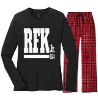 Rfk Jr. Robert F. Kennedy 2024 Women's Long Sleeve Flannel Pajama Set 