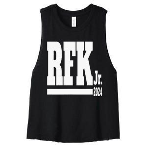 Rfk Jr. Robert F. Kennedy 2024 Women's Racerback Cropped Tank