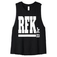 Rfk Jr. Robert F. Kennedy 2024 Women's Racerback Cropped Tank