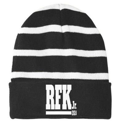 Rfk Jr. Robert F. Kennedy 2024 Striped Beanie with Solid Band