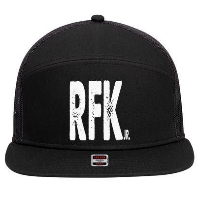 Rfk Jr. Robert F. Kennedy Jr. For President 2024 7 Panel Mesh Trucker Snapback Hat