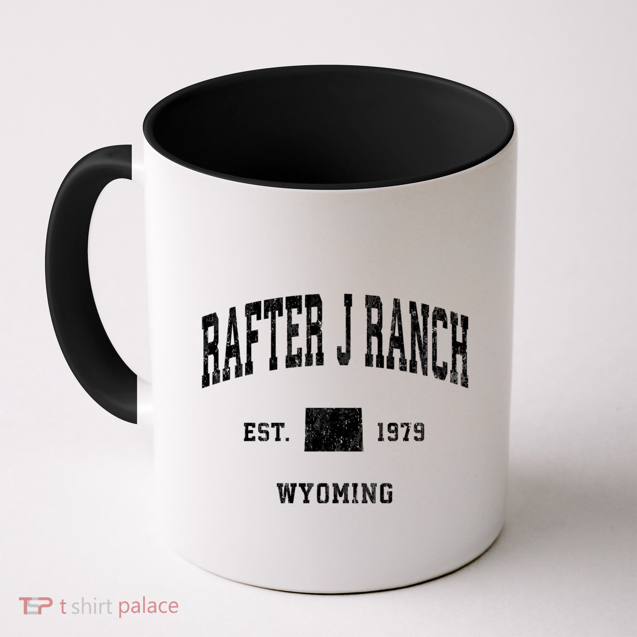 Rafter J Ranch Wyoming Wy Vintage Athletic Sports Mug