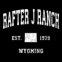 Rafter J Ranch Wyoming Wy Vintage Athletic Sports Toddler T-Shirt