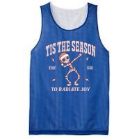 Radiate Joy Rad Tech Radiologist Christmas Xray Skeleton Mesh Reversible Basketball Jersey Tank