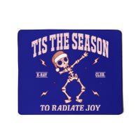 Radiate Joy Rad Tech Radiologist Christmas Xray Skeleton Mousepad