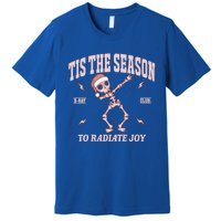 Radiate Joy Rad Tech Radiologist Christmas Xray Skeleton Premium T-Shirt