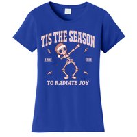 Radiate Joy Rad Tech Radiologist Christmas Xray Skeleton Women's T-Shirt