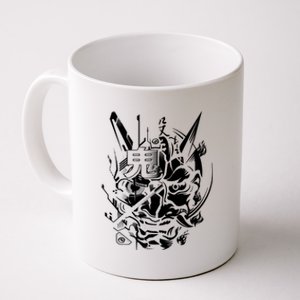 Retro Japanese Samurai Coffee Mug