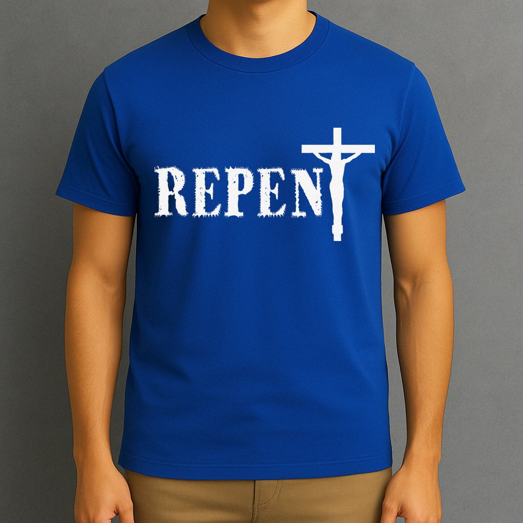 Repent Jesus Saves Religious Gift T-Shirt