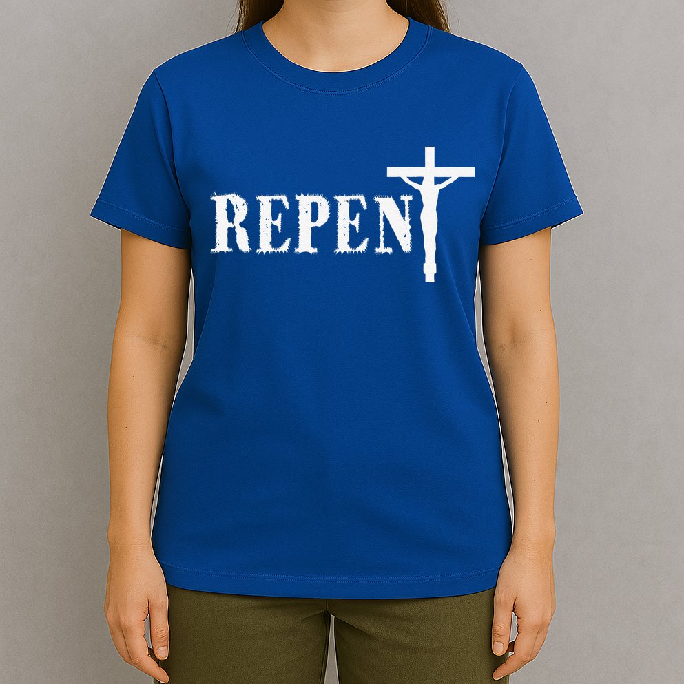 Repent Jesus Saves Religious Gift T-Shirt