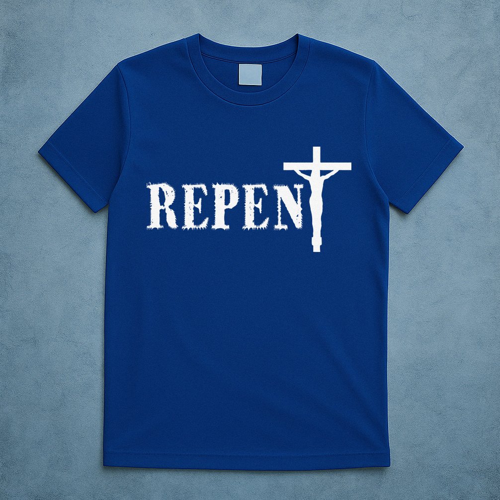 Repent Jesus Saves Religious Gift T-Shirt